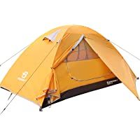 Bessport Tienda de Campaña con Dos Puertas A Prueba de UV-Viento Fuerte-Lluvia para Trekking- Campamento- Playa…